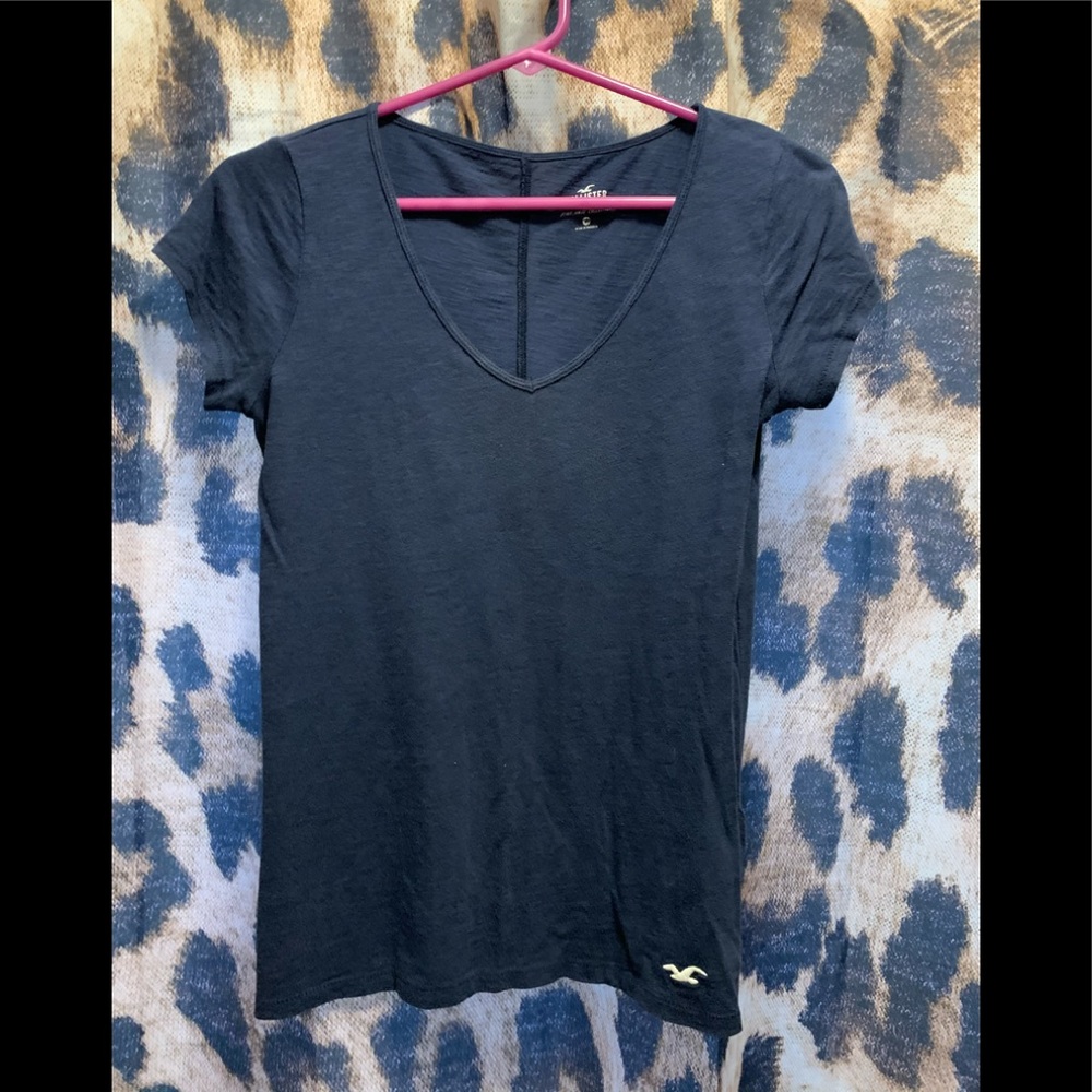 Hollister Blue V neck